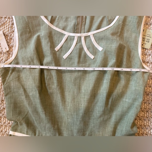 Vintage green 1950s dress from Peck & Peck, New York 5th Ave. Never worn w/ tags - Picture 14 of 15